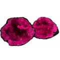 Geode sæt farvede store Pink