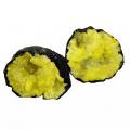 Geode sæt 5-7 cm farvede Gul