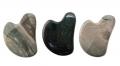 Gua sha Flad massage sten i Dragon Jade 4,5x6,4cm  30 - 35g