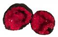 Geode sæt rød (farvet) 7 - 9 cm