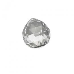 Feng Shui Kugle krystal klar 2 cm - 2 sortering - Kvalitet B